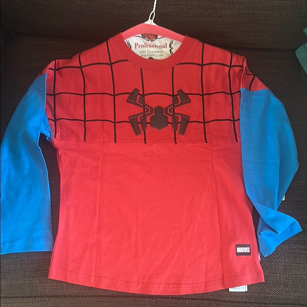 SpiderMan Red and Blue spirit jersey  with Web Design